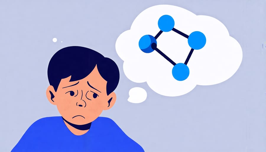 Depiction of a child experiencing mental health issues related to zinc deficiency