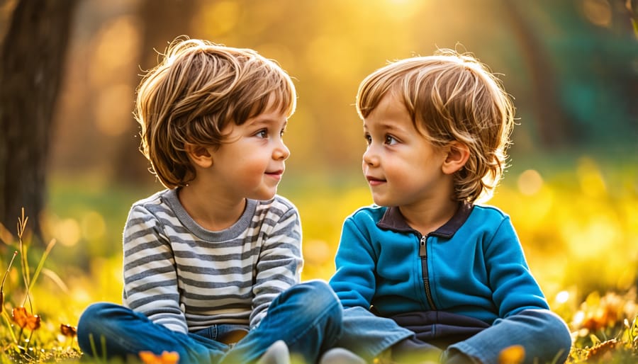 Children demonstrating empathy and understanding through active listening