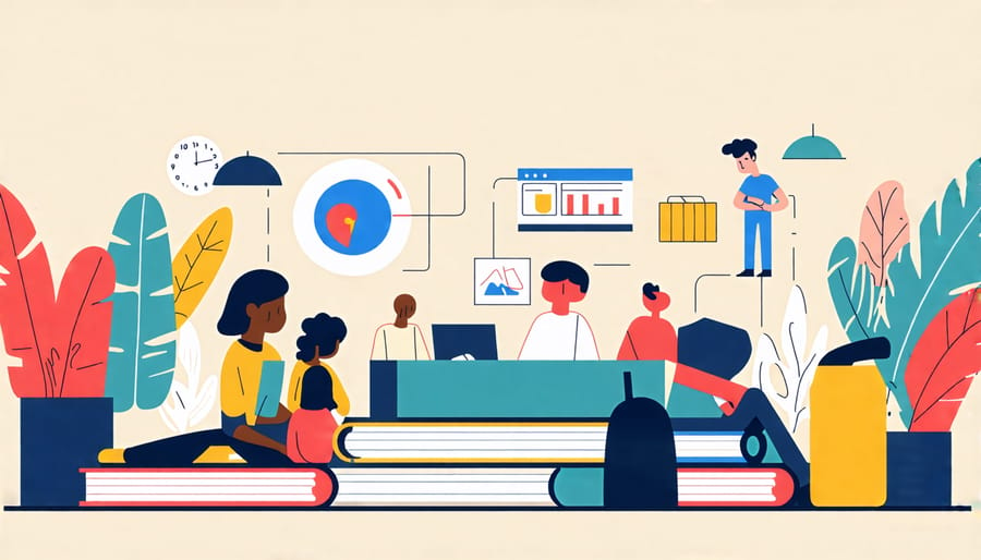 Conceptual depiction of how family financial hardship impacts student learning