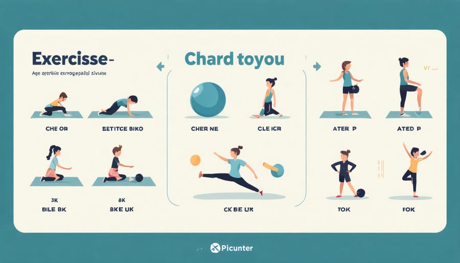 Infographic showing recommended physical activity levels for children by age group