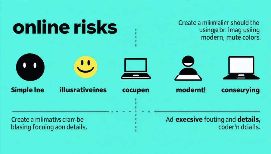 Visual representation of online risks for students