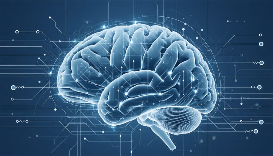 Colorful brain scan comparison showing neural activity before and after physical activity